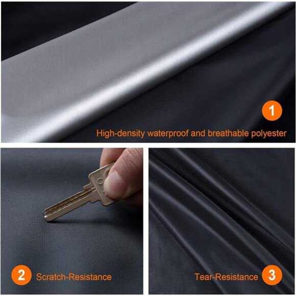 Car Cover for Automobiles All Weather Waterproof, Universal Fit Sedan Dodge - Picture 2 of 7